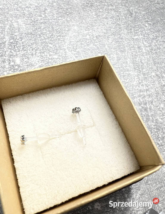 Kolczyki srebrne kwiaty kwiatki