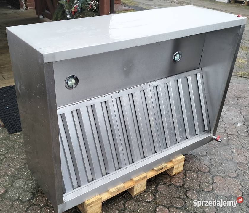 Okap skrzyniowy gastronomiczny 130x45x90 Gastronomia Słupia Kapitulna