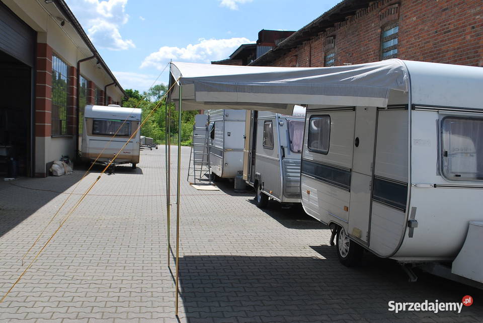 Przedsionek letni daszek 350 do przyczepy Grzebowilk