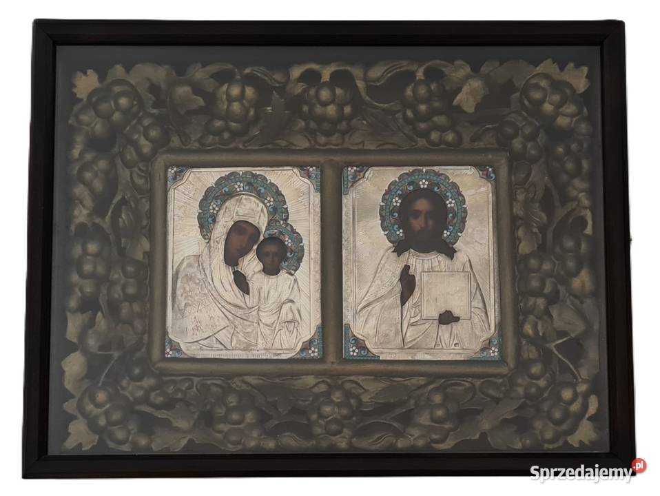 Para Ikon ślubnych Matka Boża Jezus Chrystus