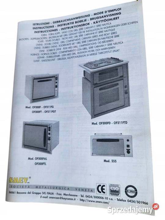 Kamper Przyczepa Dometic Smev F0311GT Piekarnik