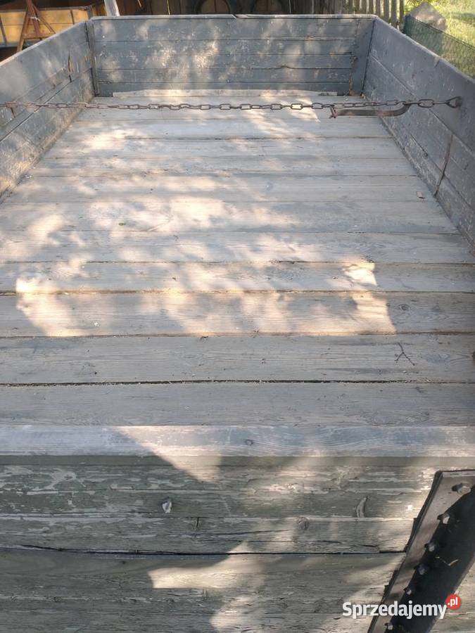 Przyczepa rolnicza 3t d36 z 1964 roku Nowy Folwark