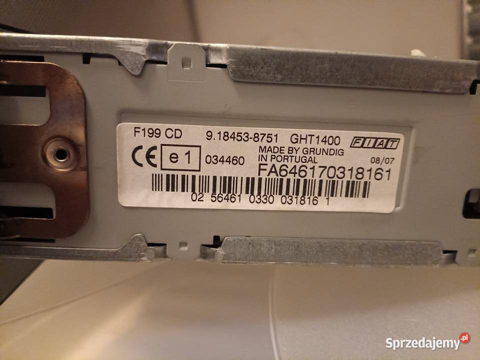 Fiat Grande punto radio Wejherowo