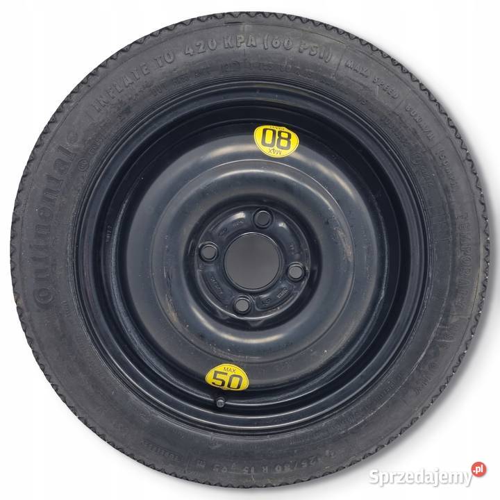 KOŁO DOJAZDOWE 12580 R15 98ABNB 2150836 4x108