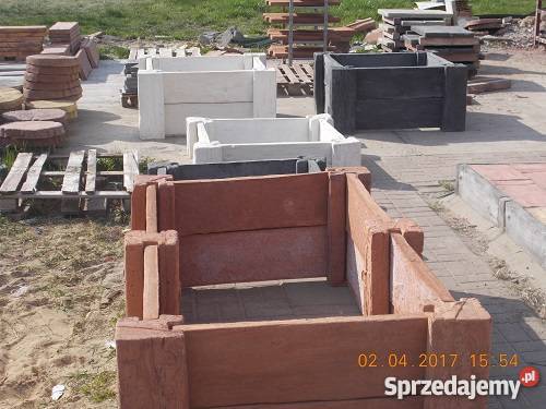 Mega donica betonowa drewnopodobna palisada Nietków