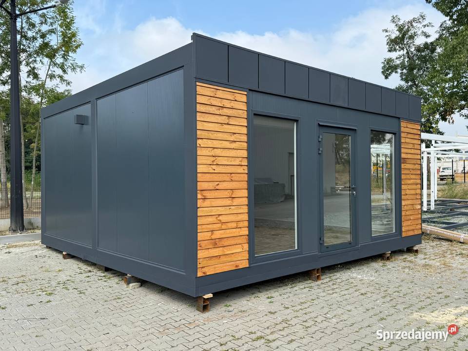 Pawilon kontener 600x600 biuro sprzedaży Łódź