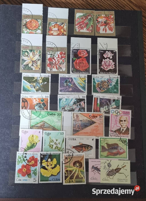 Znaczki Chiny Cuba Zielona Góra
