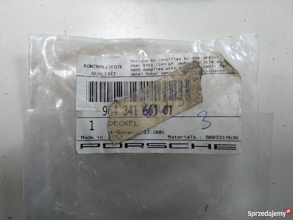 PORSCHE 964 zabezpieczenie łożyska pokrywa Pilzno