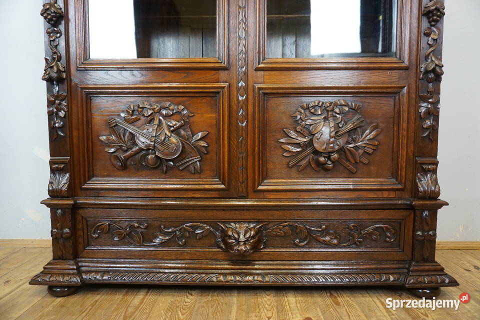STARA FIGURALNA BIBLIOTEKA DWUDRZWIOWA BOGINIE dolnośląskie Niemcza