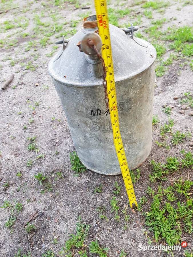 PrzedwojennaZabytkowa sygnowana duża olejarka Barlinek