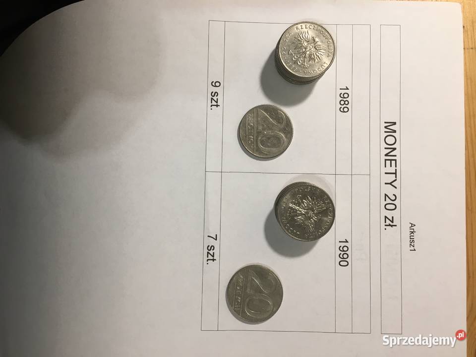 Monety polskie z epoki komunizmu Olsztyn