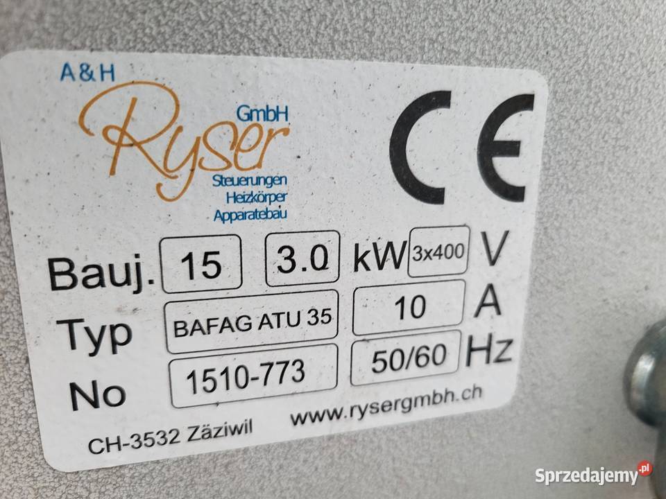 Suszarka tworzyw sztucznych na zasyp maszyny Białogard sprzedam