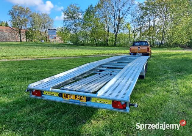 Laweta z najazdami na 2 auta 85x2 m DMC 3500
