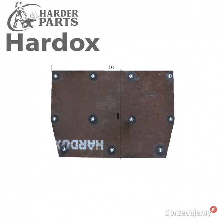Osłona HARDOX 762023S części do sieczkarni CLAAS nieuszkodzony