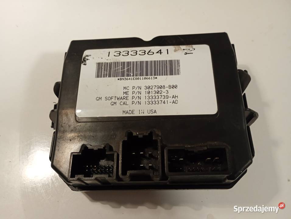 OPEL INSIGNIA A KOMBI STEROWNIK MODUŁ KLAPY