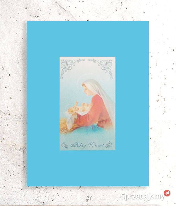 święty obrazek z Matką Boską religijny plakat z kujawsko-pomorskie Bydgoszcz