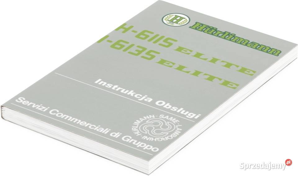 HURLIMANN H 6115 6135 Elite Instrukcja obsługi Szamotuły