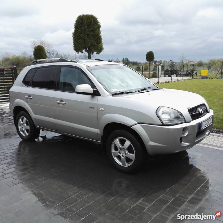 Hyundai Tucson 20 benzyna lpg 4WD 141 srebrny przyciemniane szyby Tucson Lublin