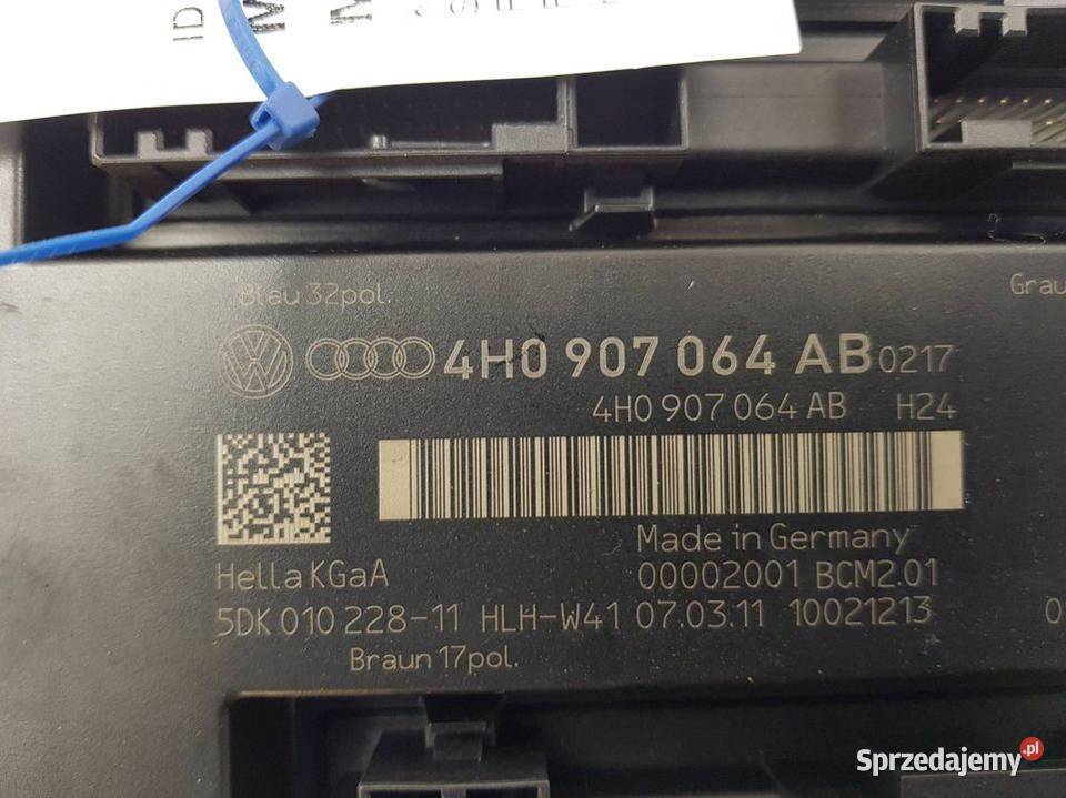 MODUŁ 4H0907064AB A8 D4 BORDNETZ LEGAL FV23 kujawsko-pomorskie Lipno sprzedam