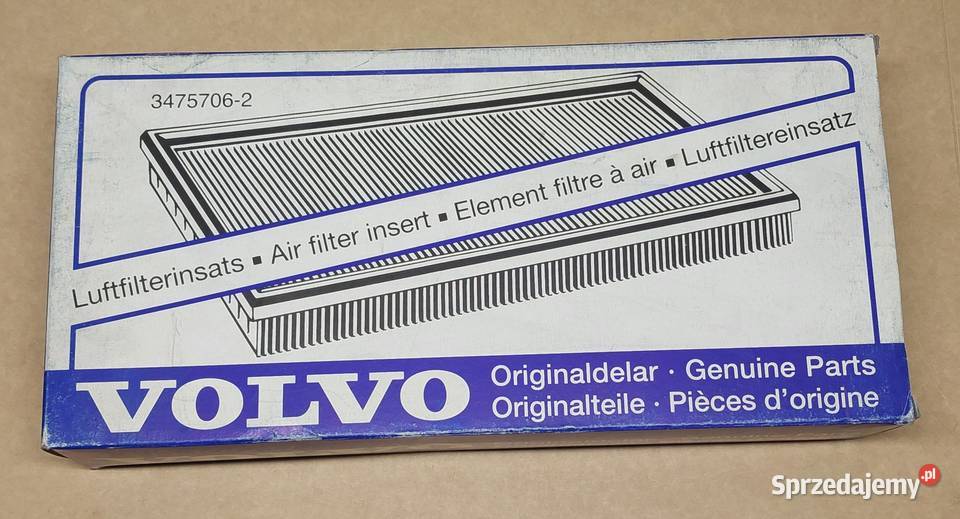 ORYGINALNY FILTR POWIETRZA VOLVO 440 460 1 TURBO Mielęcin