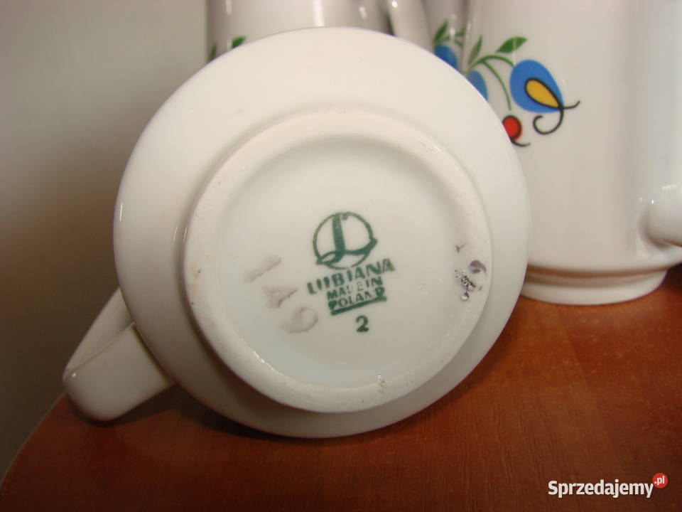 Lubiana wzór kaszubski mlecznik barowy PRL pomorskie Pruszcz Gdański