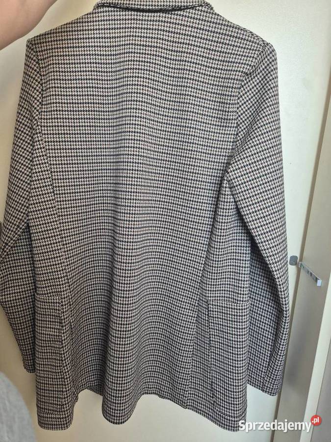 Marynarka damska w pepitke marki HM rozmiar S czarny małopolskie Brzezna