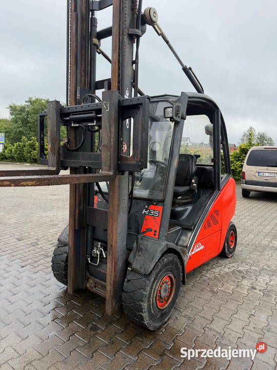 wózek widłowy LINDE H35D diesel udźwig 3500 Działoszyn