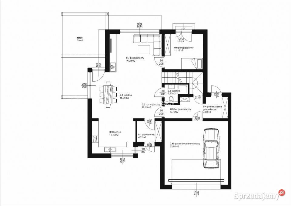 Dom bliźniak do sprzedania 200m2 Niepołomice 7750zł/m2 Sprzedaż sprzedam