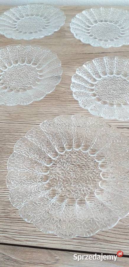 Talerzyki Ząbkowice prl Porcelana i szkło łódzkie Przedbórz