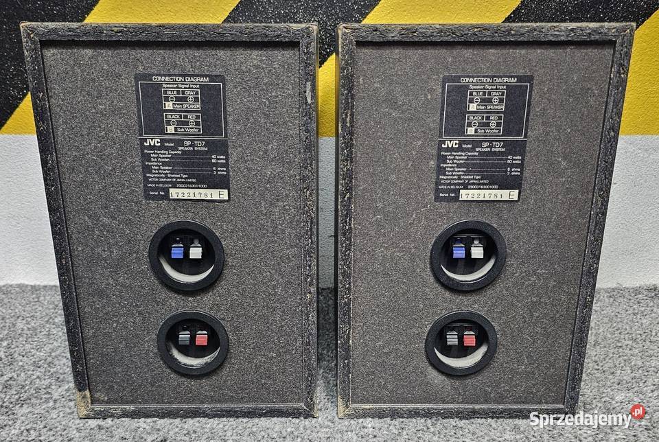 Kolumny stereo JVC SPTD7 Kraków sprzedam