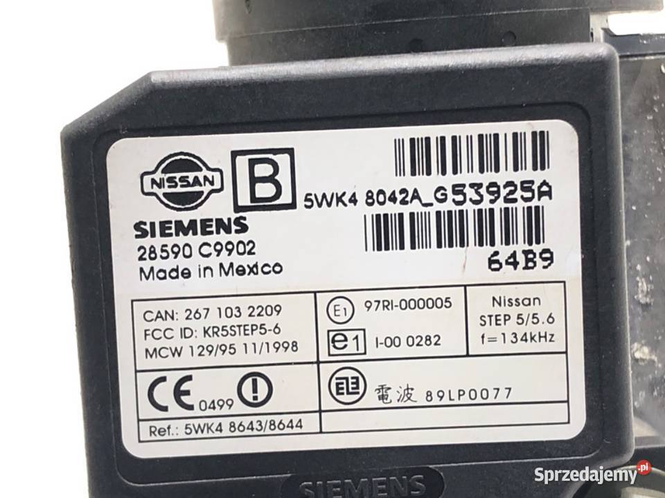 STACYJKA NISSAN MURANO Z50 28590C9902 35 234