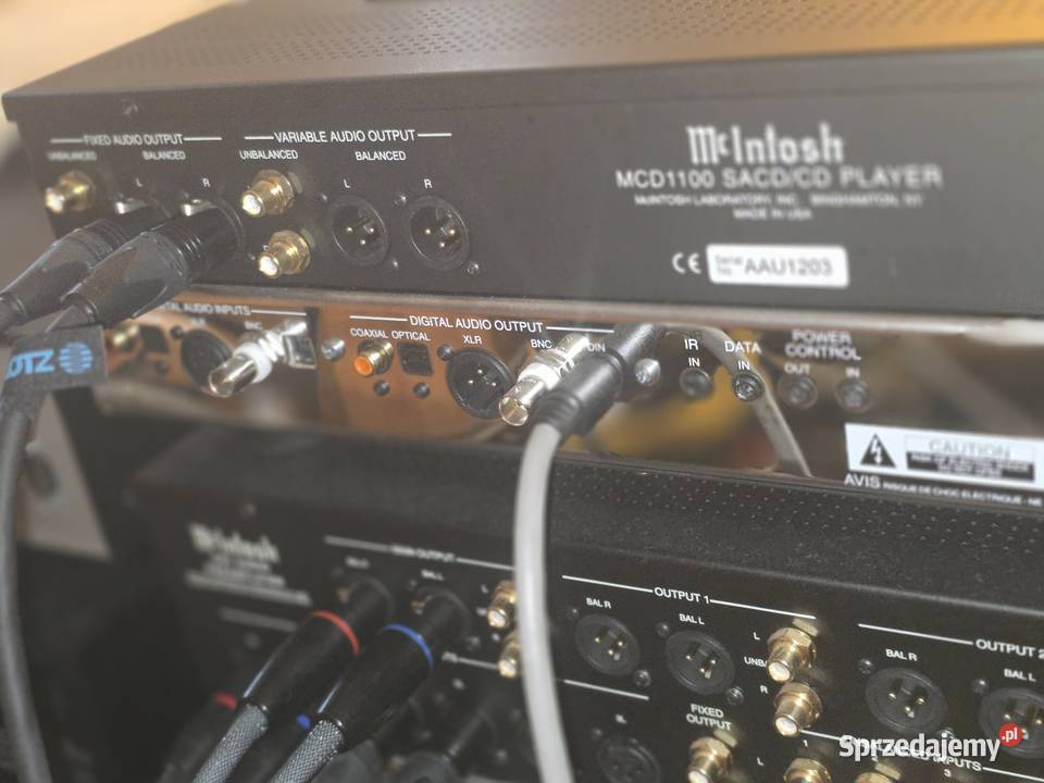 Mcintosh MCD 1100 CDSACDDACPREAMP Gdańsk