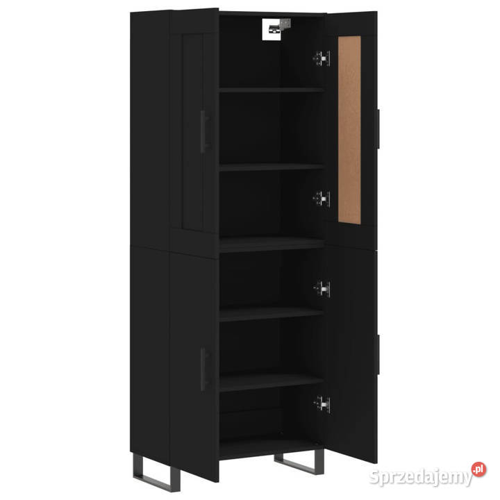Witrynka czarna 695x34x180 materiał mazowieckie Warszawa