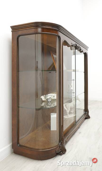 Zabytkowa witryna chippendale z lat 40tych Jerka