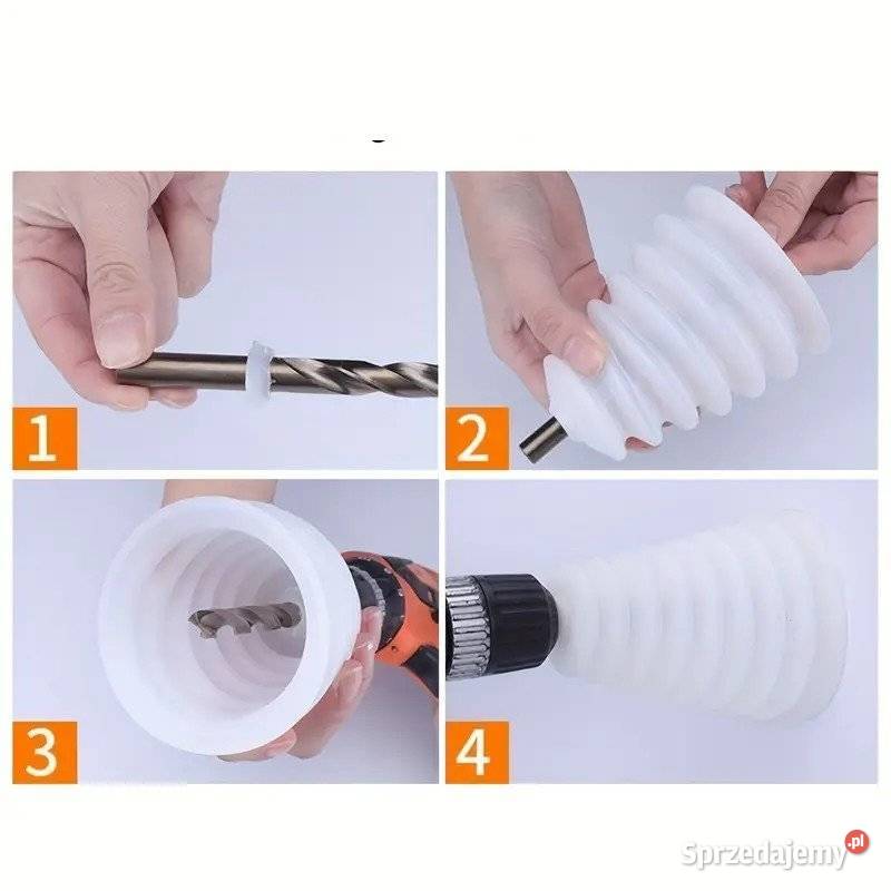 WIERĆ bez pyłu osłona przeciwpyłowa do wiertarki wielkopolskie Swarzędz