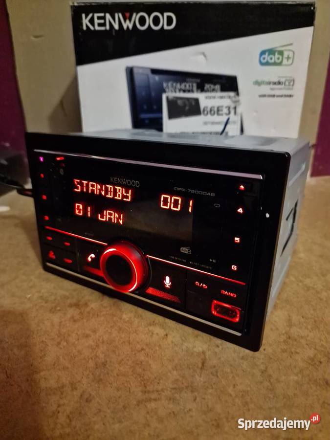 Radio samochodowe Kenwood DPX7200DAB Bluetooth Dzierzby Szlacheckie