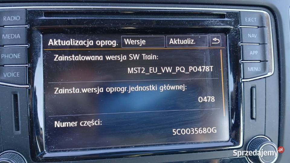 Apple CarPlay Android Auto VW NAWIGACJA MHI2 Łódź