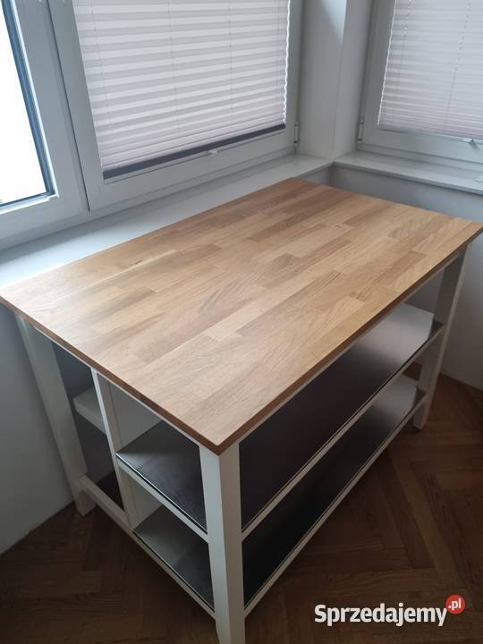 Wyspa kuchenna IKEA Stenstorp dębowy blat stan Józefów