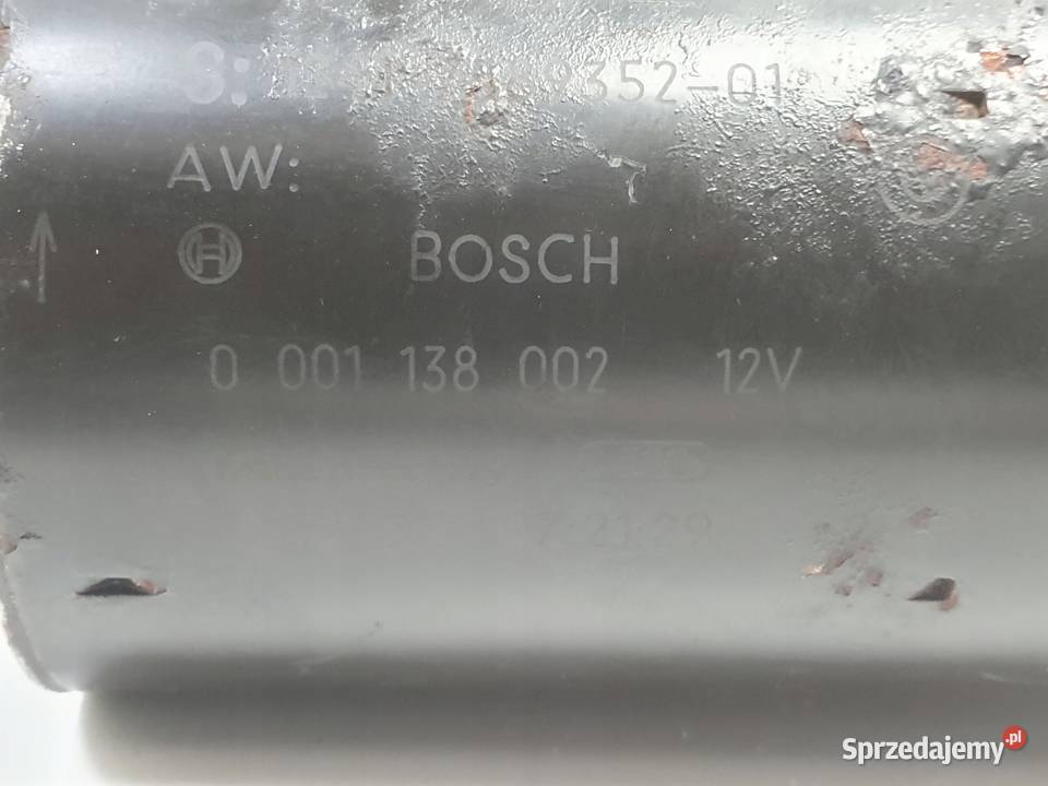 BMW E87 E90 20 i ROZRUSZNIK bosch 0001138002 osobowe Janów