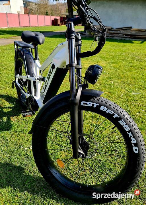 Rower elektryczny górskomiejski fatbike nowy Gołkowice Dolne