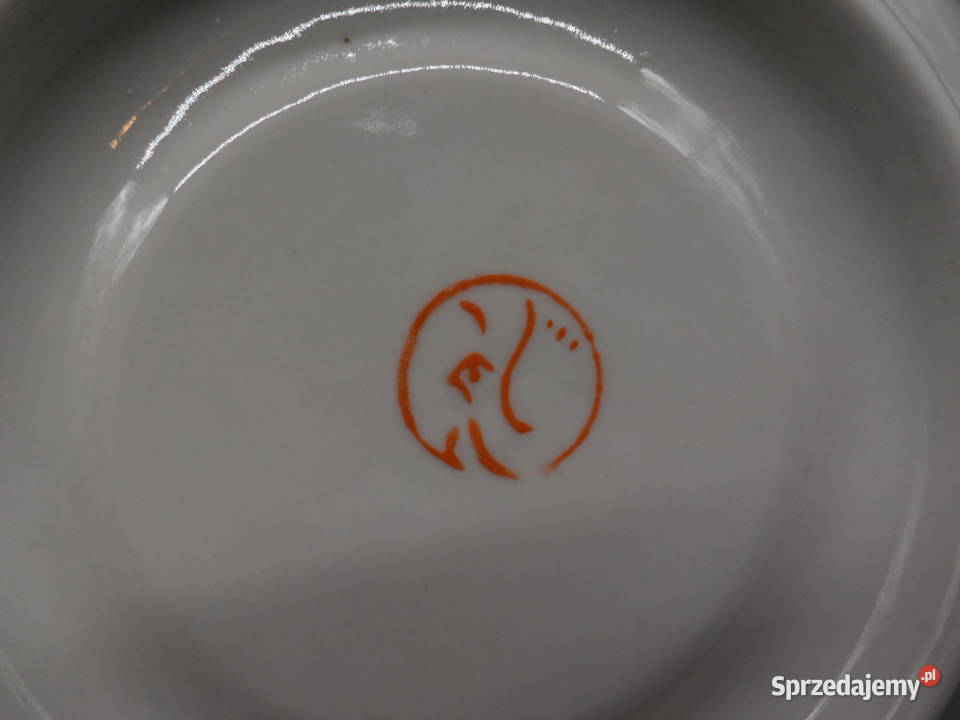 Talerzykipodstawki z fabryki porcelany w Raszków
