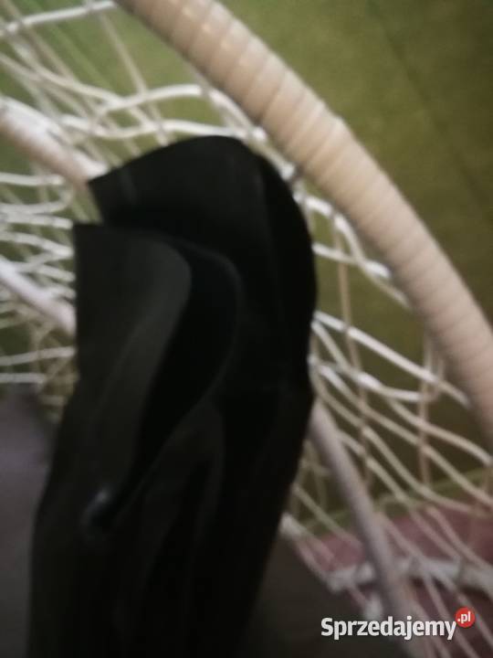 Kozaki damskie czarne muszkieterki Zielonki