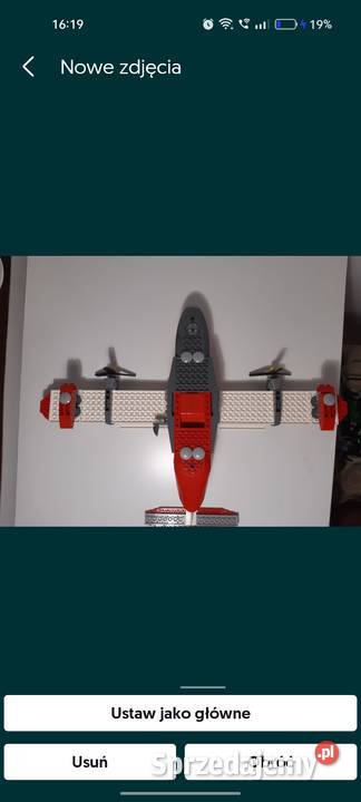 Samolot LEGO straż pożarna mazowieckie sprzedam