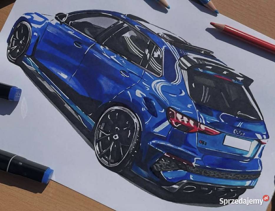 rysunek samochodu motoryzacja na