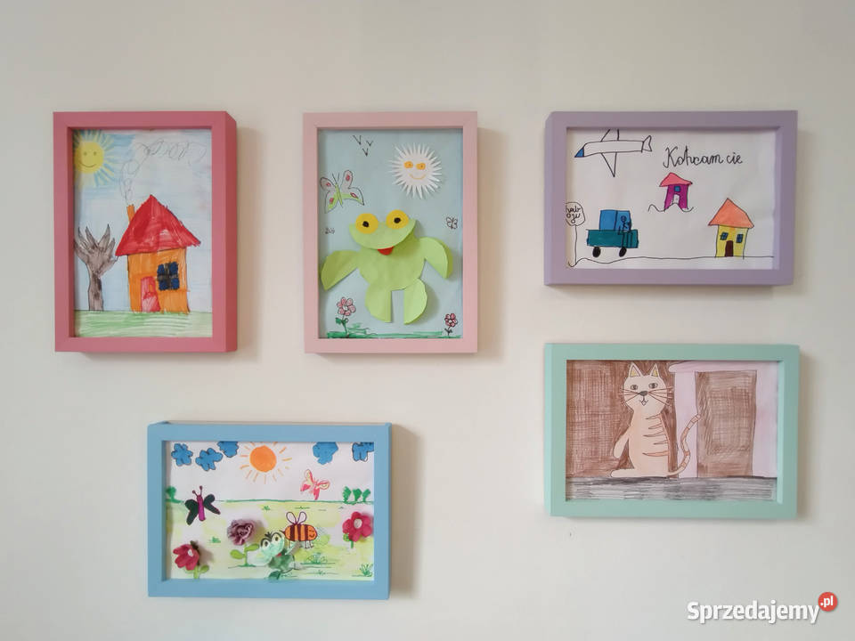 Ramka na rysunki dziecka A4 Ramki Artystyczne Dekoracje i ozdoby Gliwice