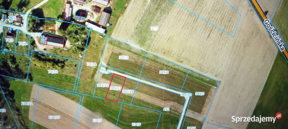 Działka z pozwoleniem na bliźniak pomorskie Gowino