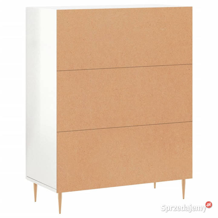 Szafka biała połysk 695x34x90 materiał