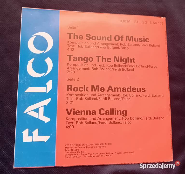 EP Falco The Sound of MusicTango The NightRock Koźminek