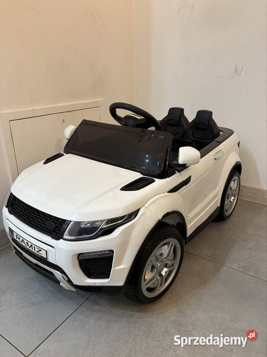 Samochód na akumulator Rapid Racer biały nowy Grabownica