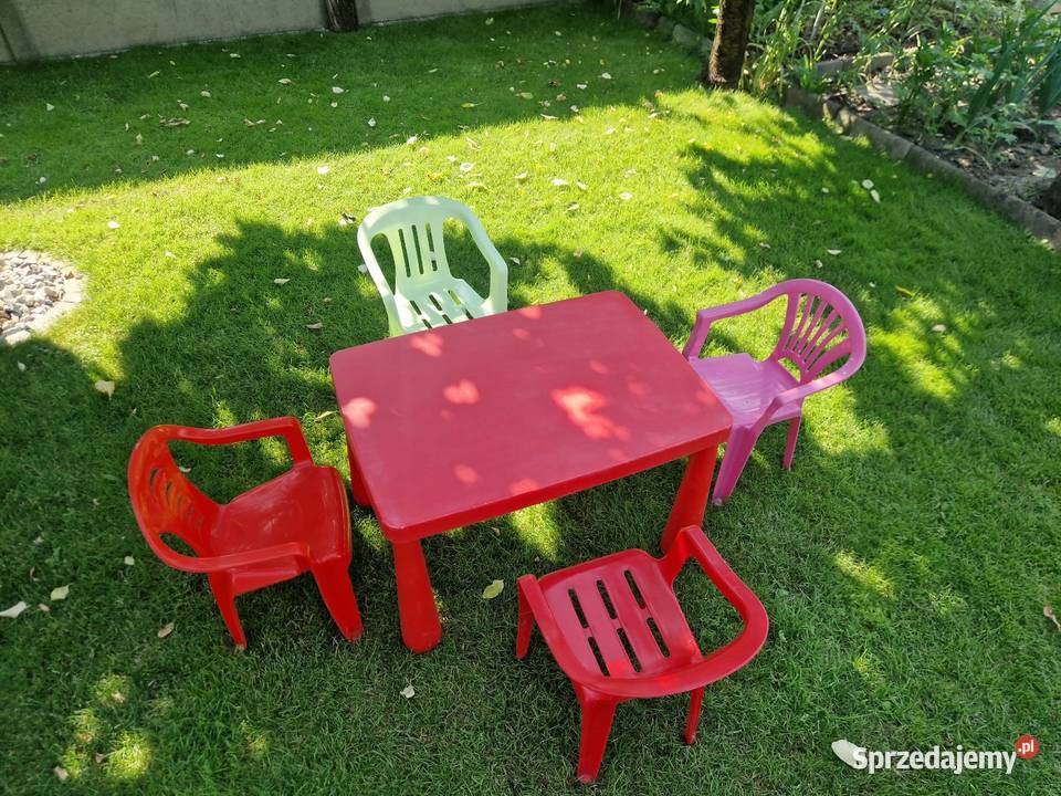 Stolik IKEA mamut 4 krzesełka Poznań